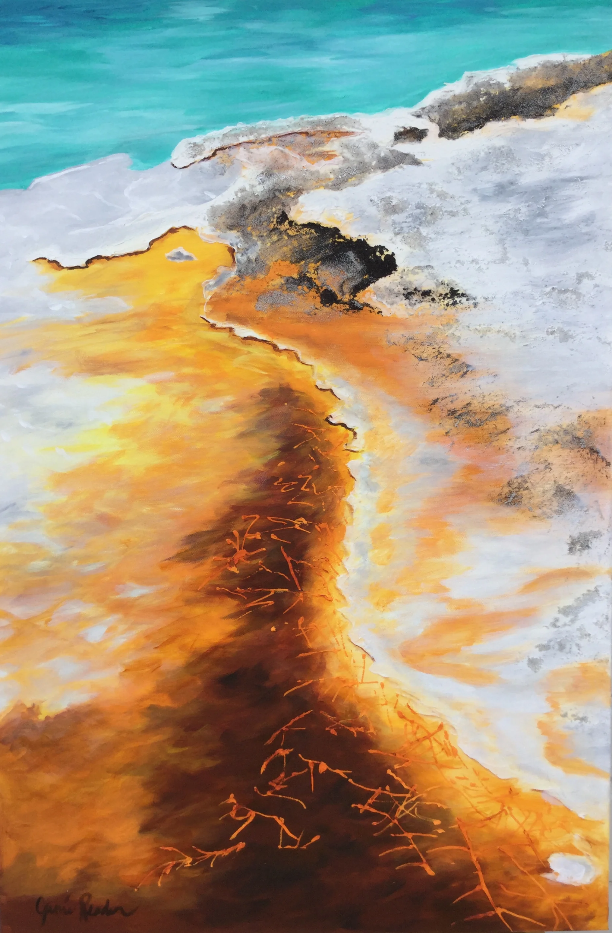 Sapphire Pool #2     36" x 24"