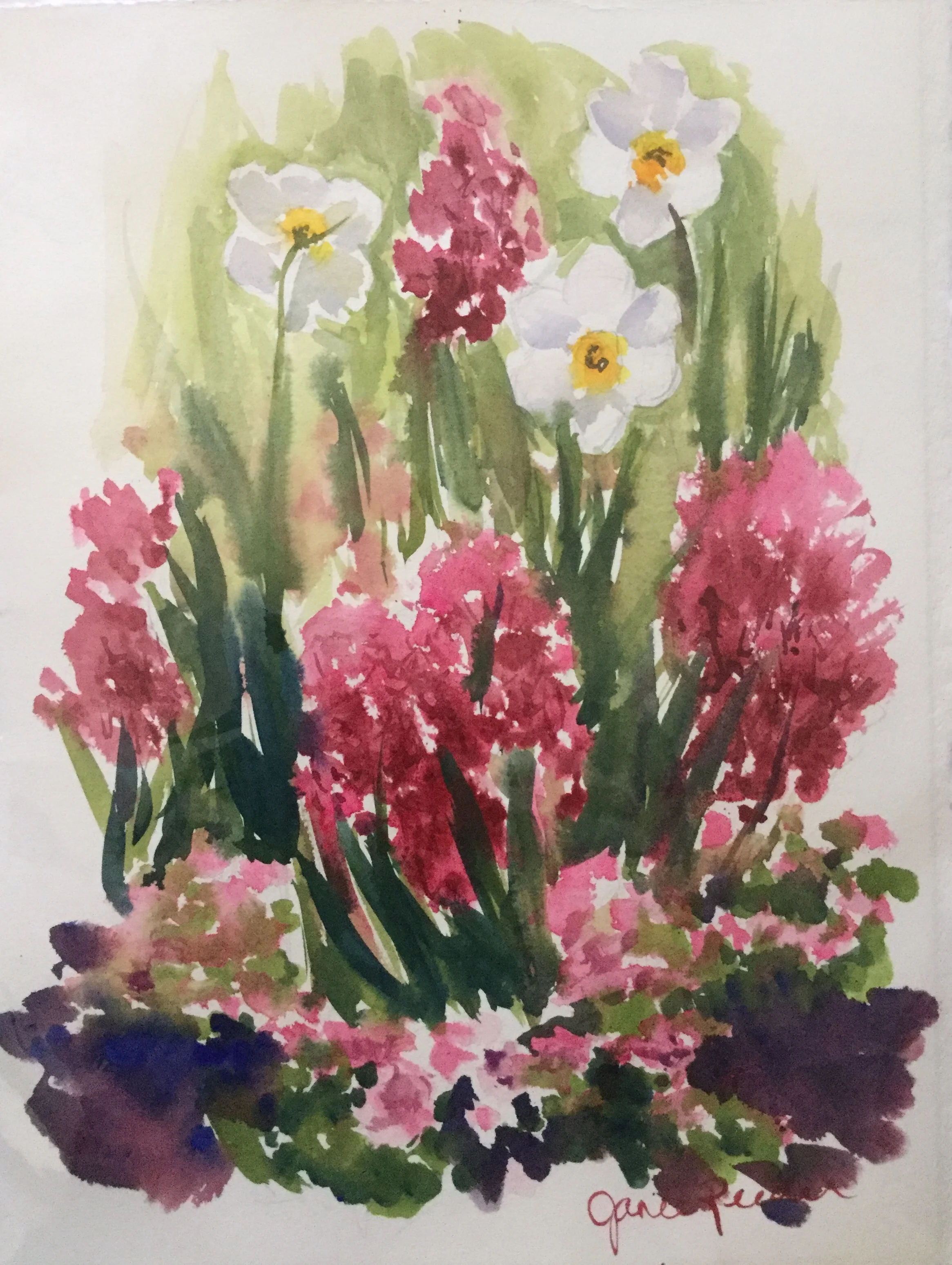 Plein Air at Dallas Arboretum     15" x 11"