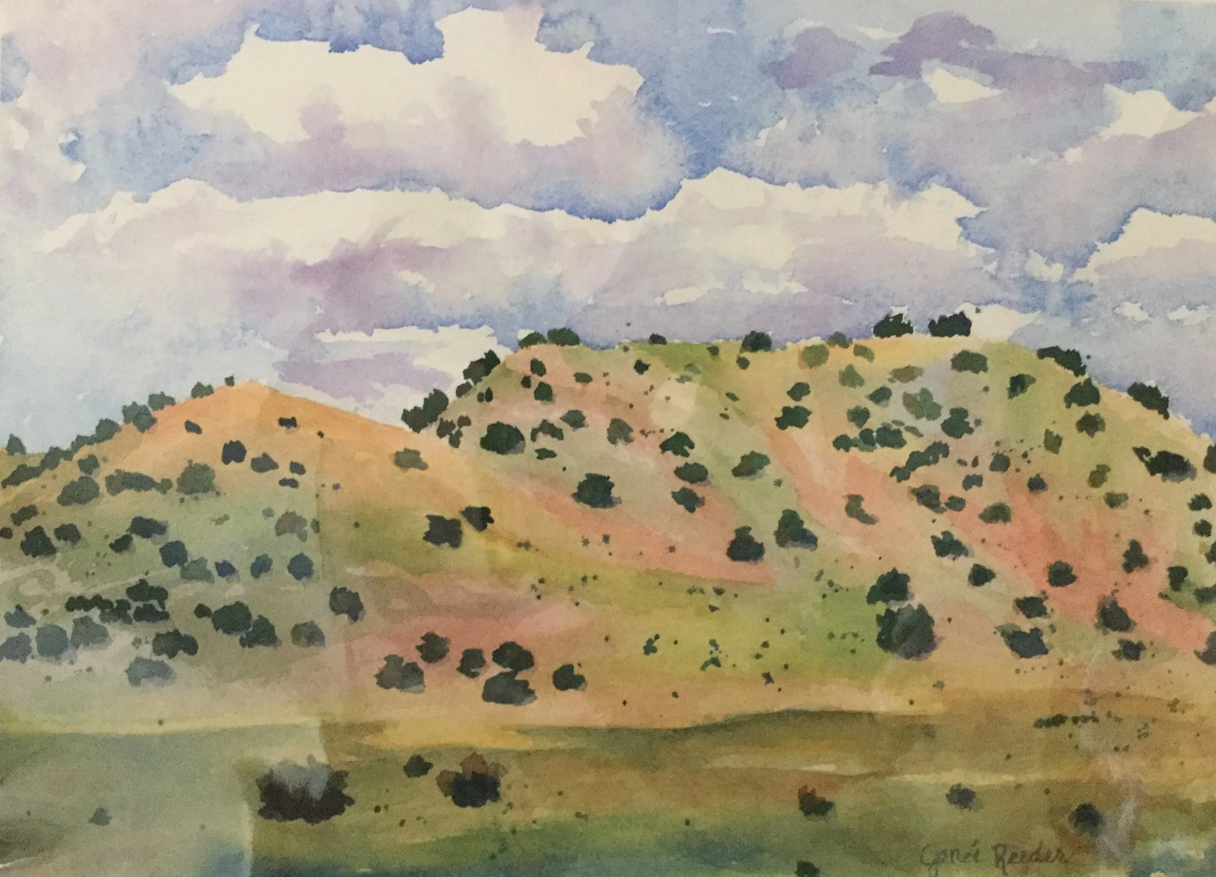 New Mexico Hills     11" x 15"