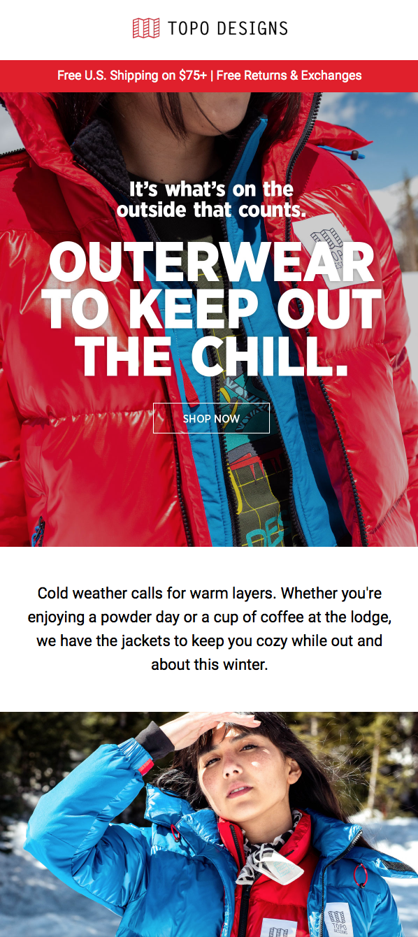 Consumer newsletter #2: following up from the winter looks newsletter with a deep dive into outerwear.
