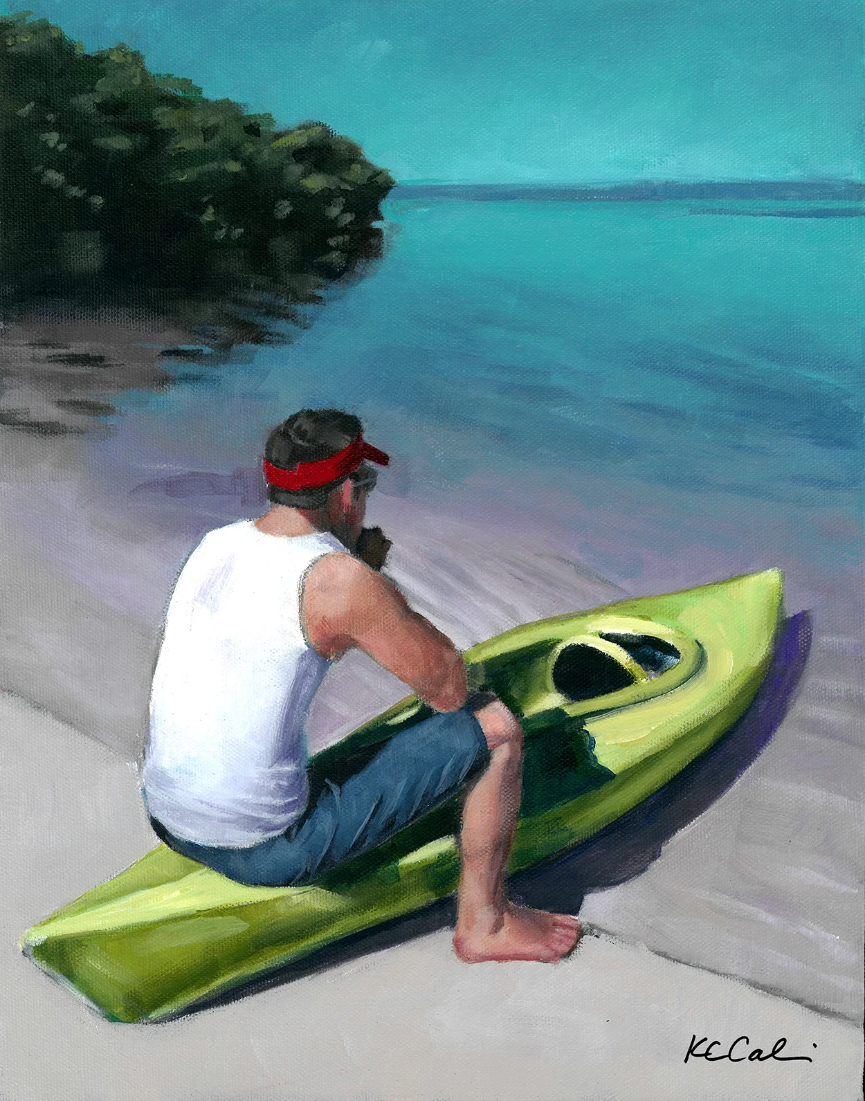 Still & Quiet Water | 14” x 11” | acrylic on canvas SOLD | PRINTS AVAILABLE contact me: kc@kccaliartist.com