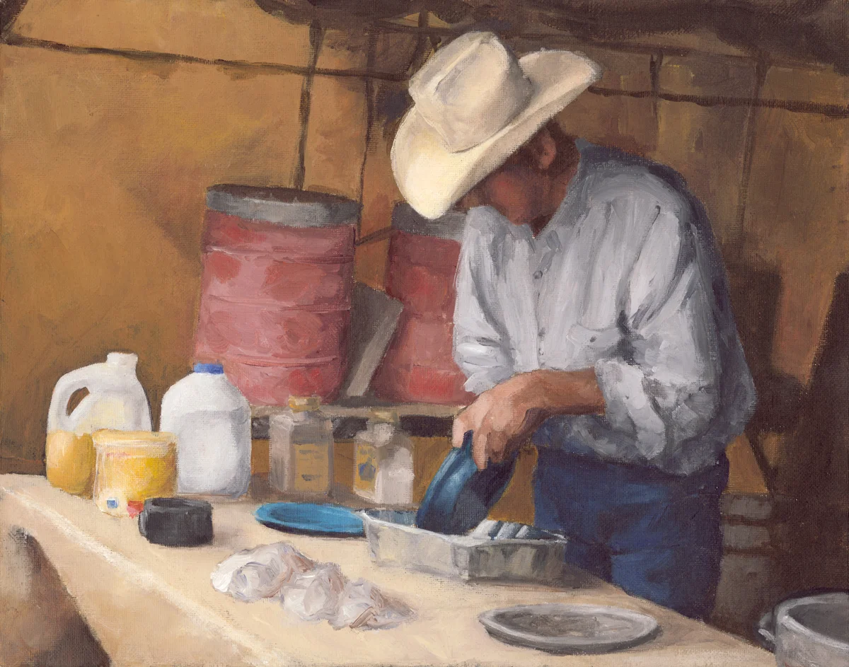 Breakfast in Monument Valley | 11” x 14” | acrylic on canvas AVAILABLE | Contact me: kc@kccaliartist.com