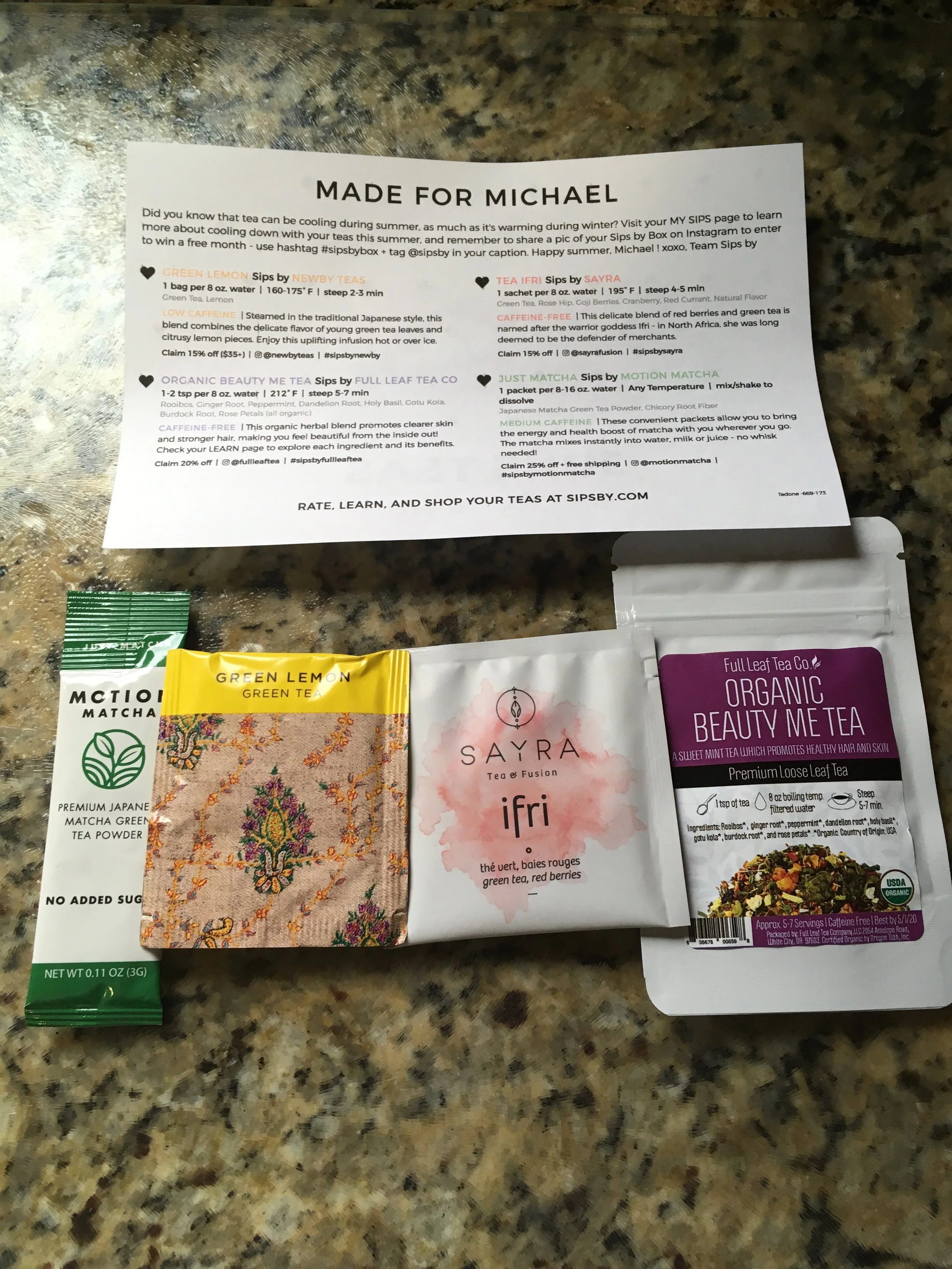 Sips by Review (Month 2)