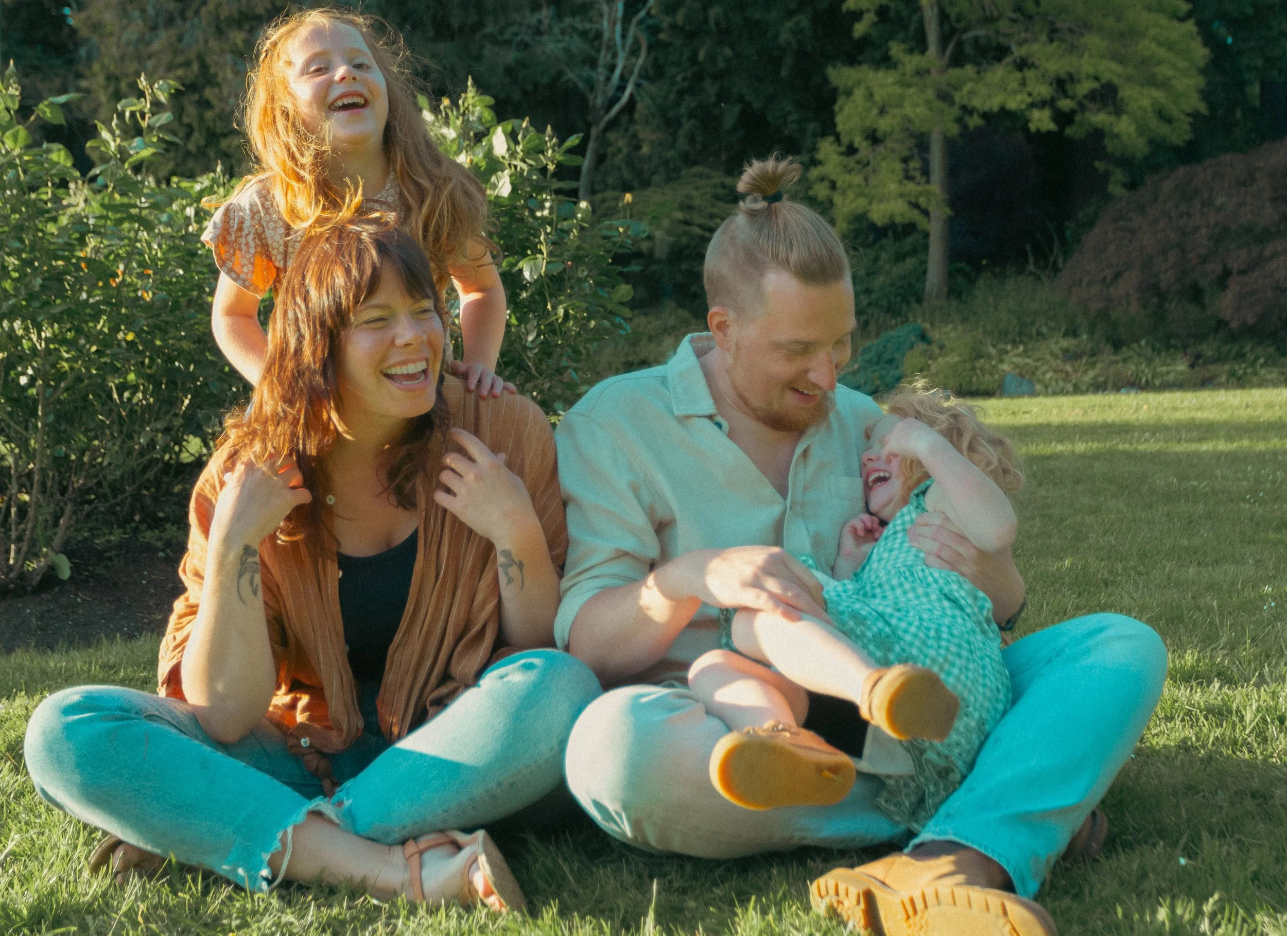 Fun moment captured by Vancouver Family Photographer