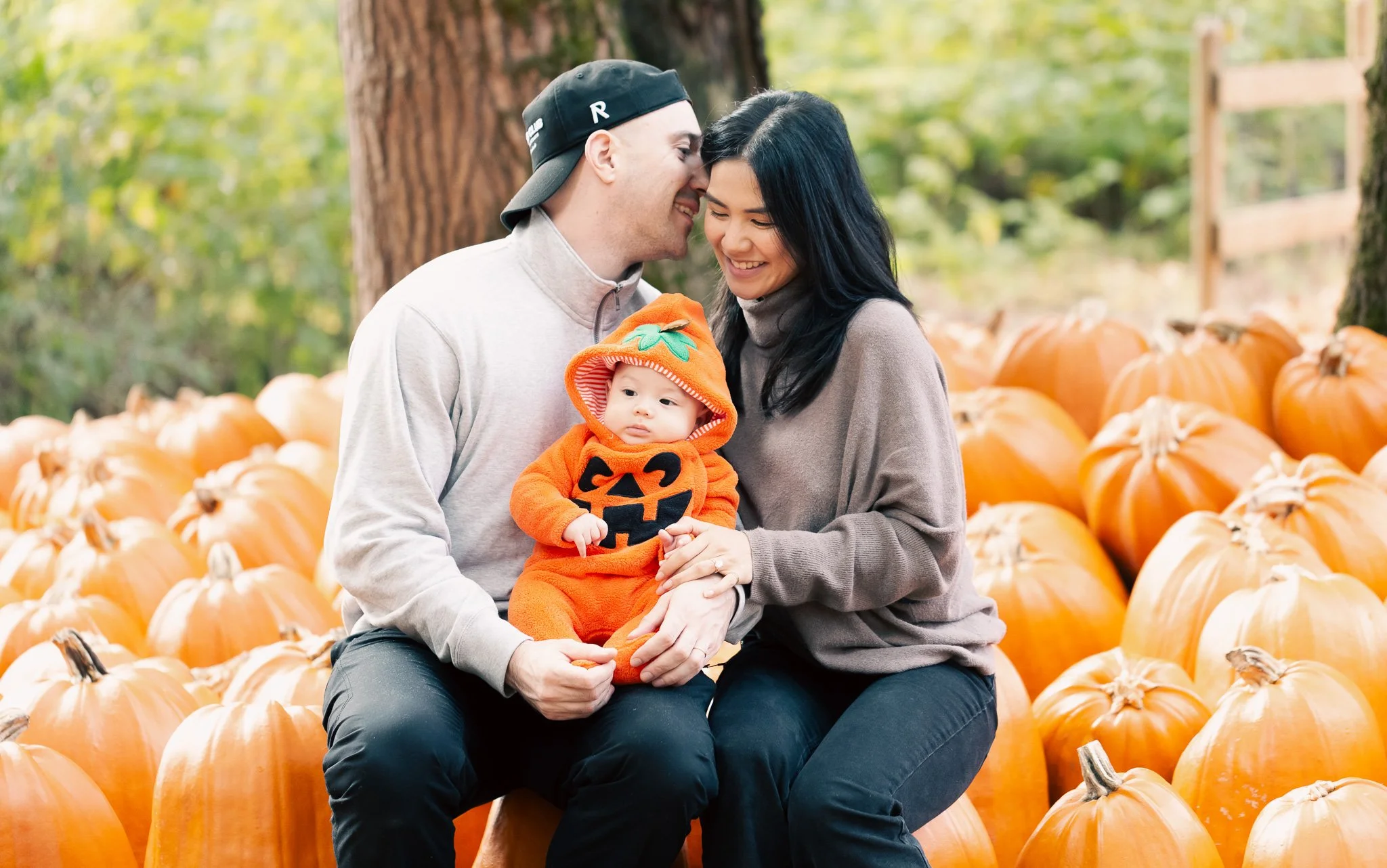 Pumpkin patch family photos