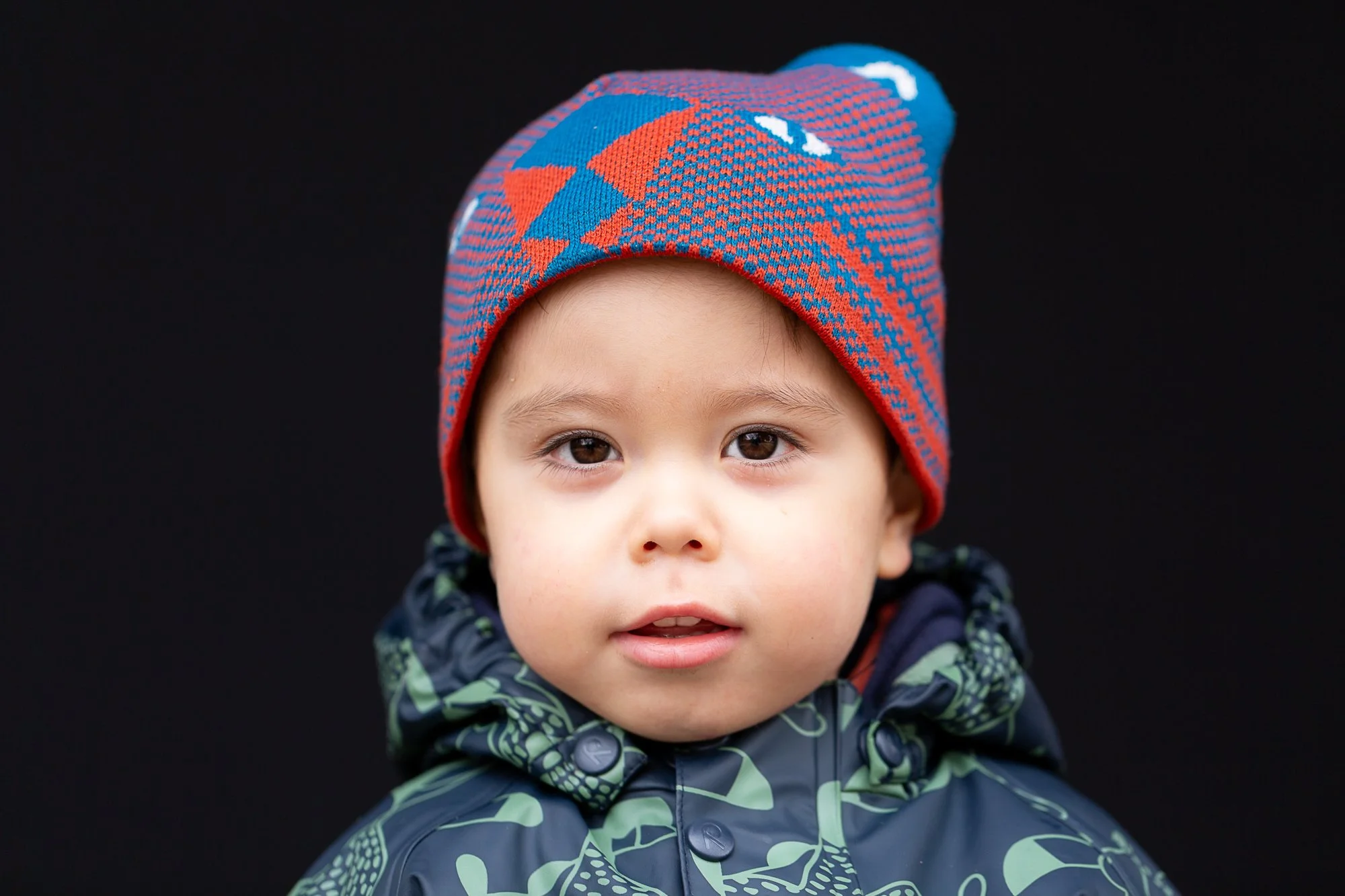 Vancouver school photo of child with wonder in eyes.