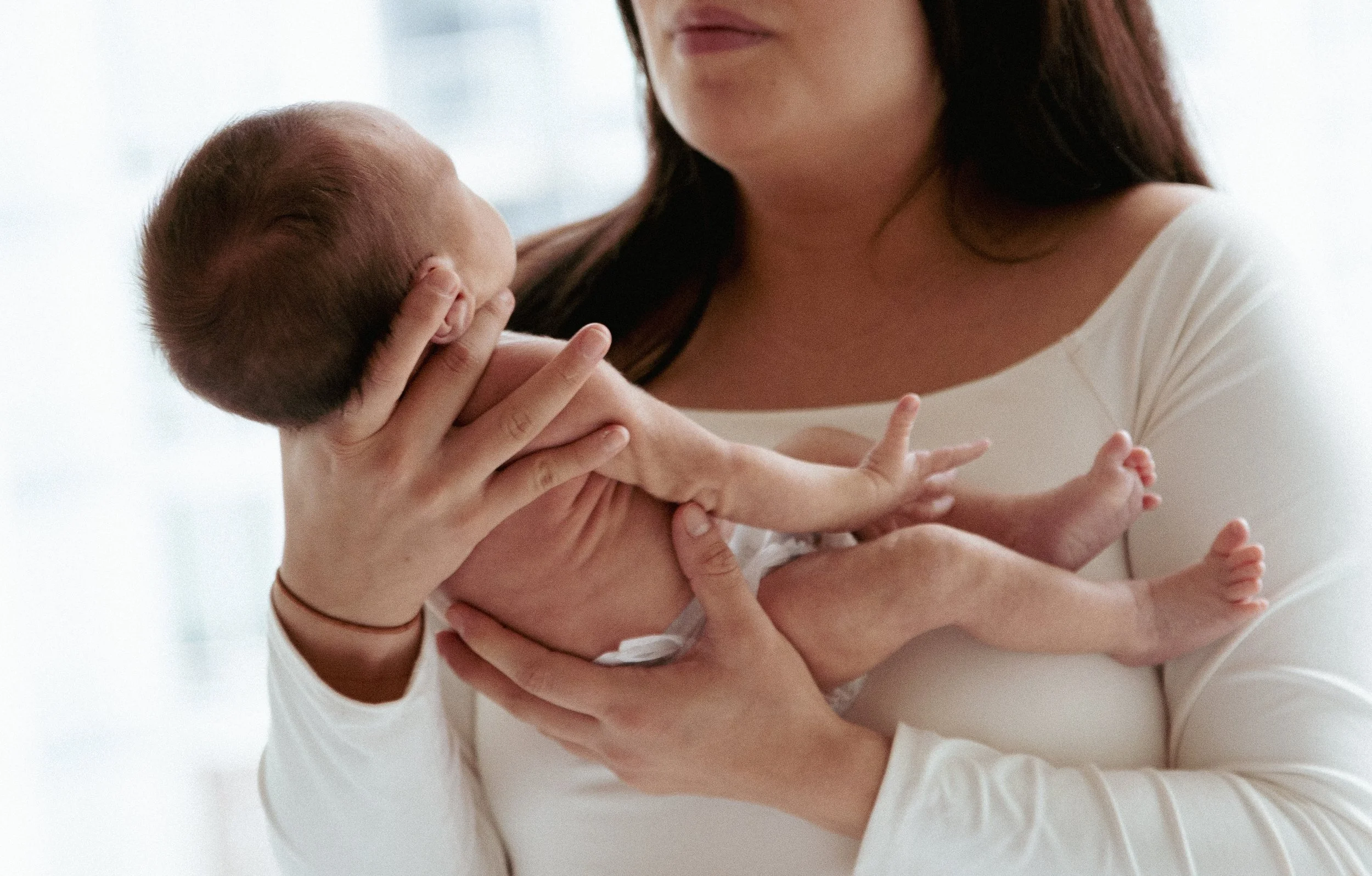 Vancouver Newborn Photography in home session