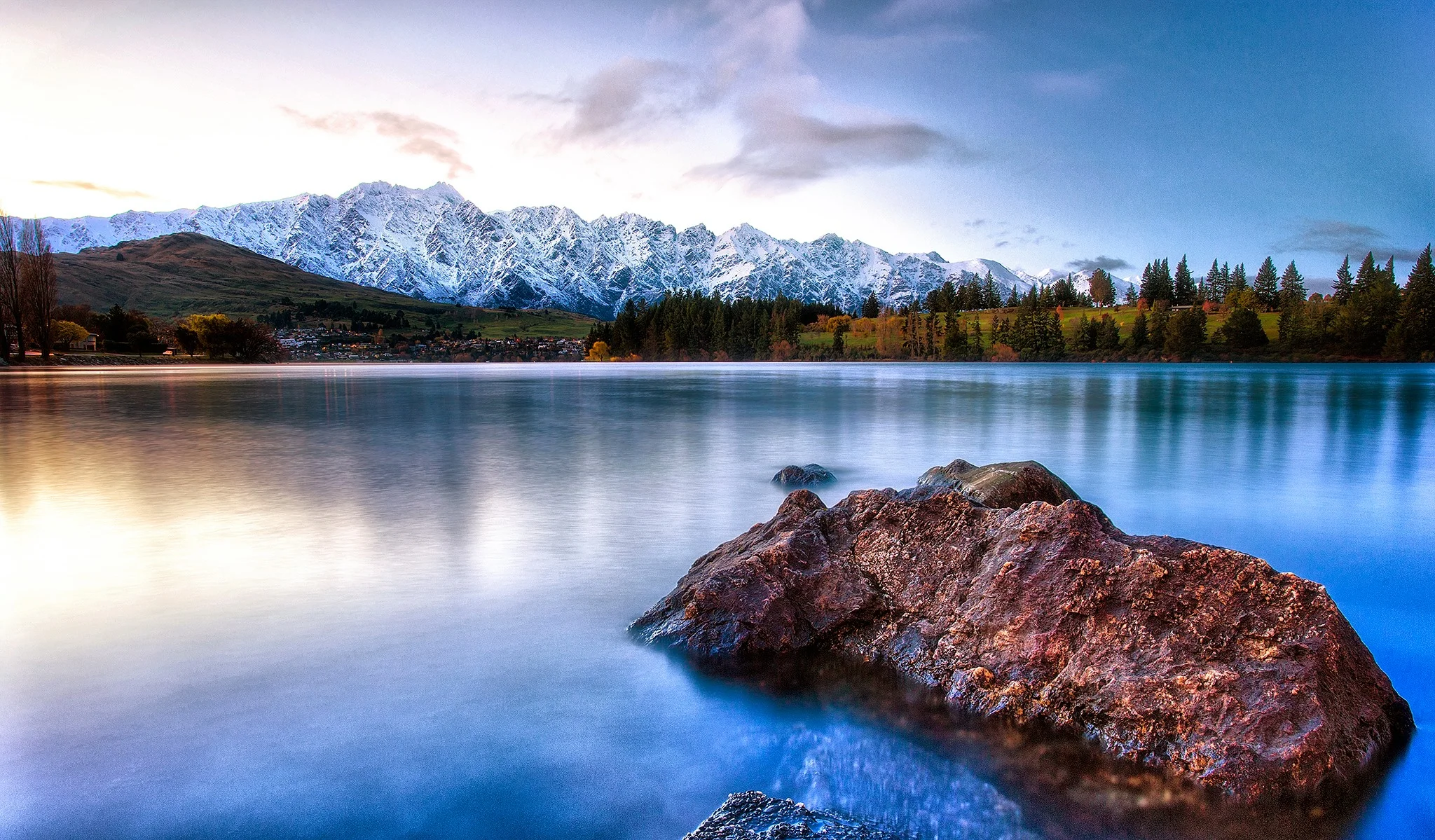 The Remarkables at Blue Hour