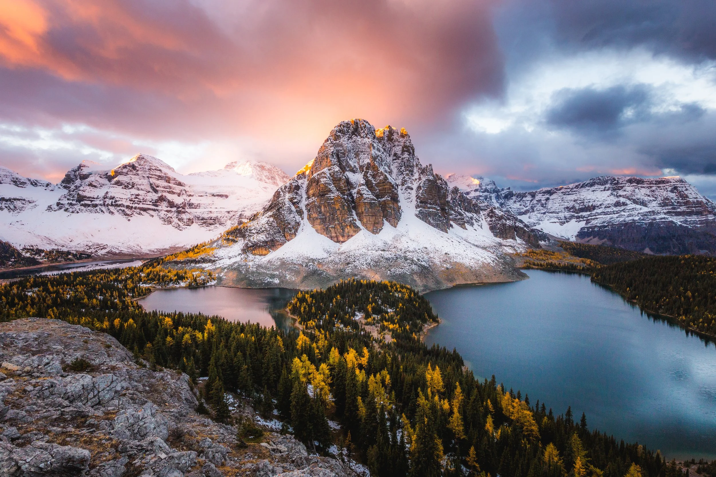 Mount Assiniboine from the niblet