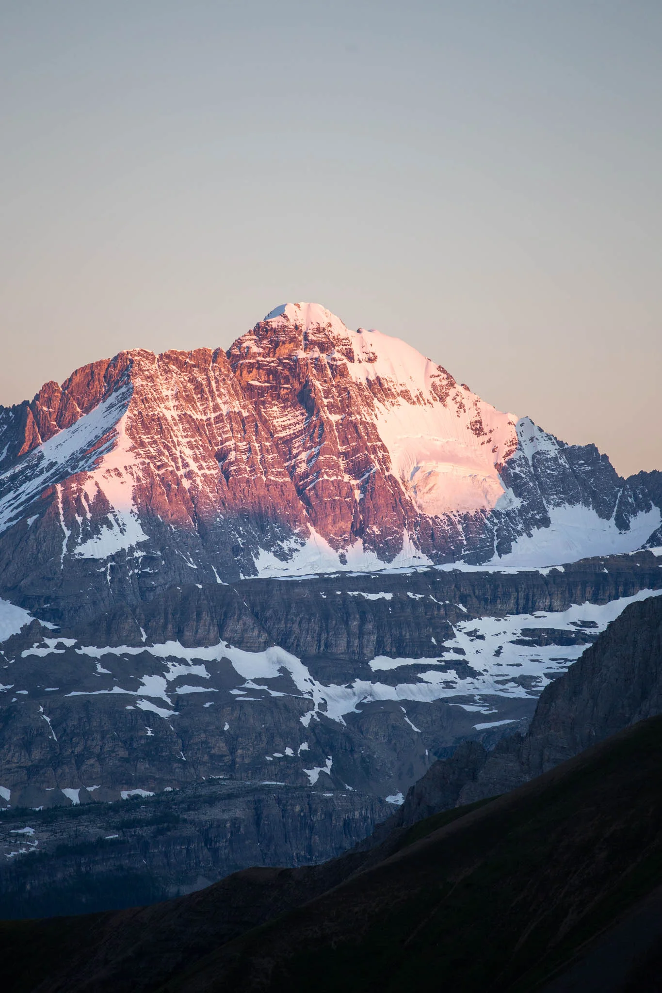Views from camp as the sun sets.