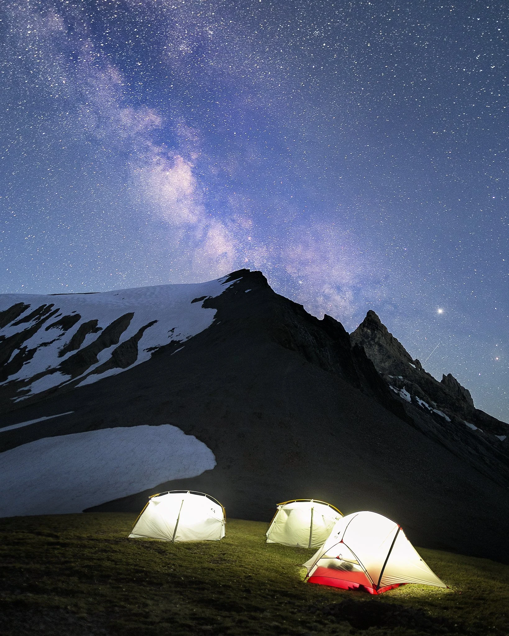 Northover Tarns under the stars