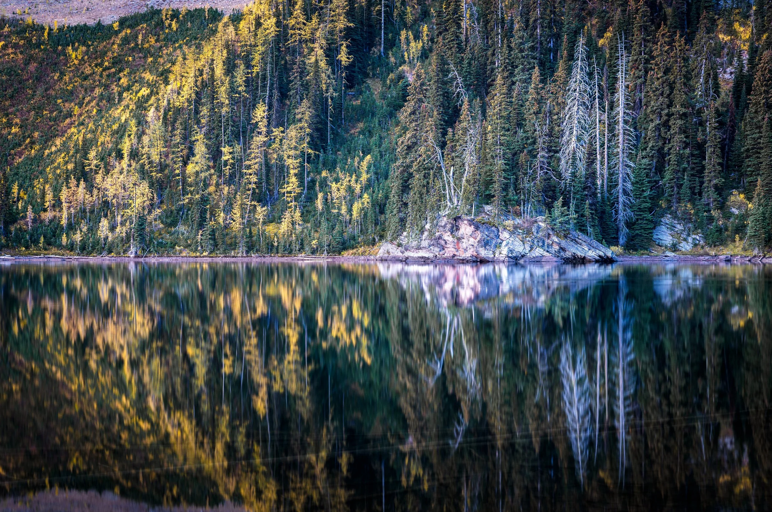 Reflections at Lone Lake on the Tamarack Trail