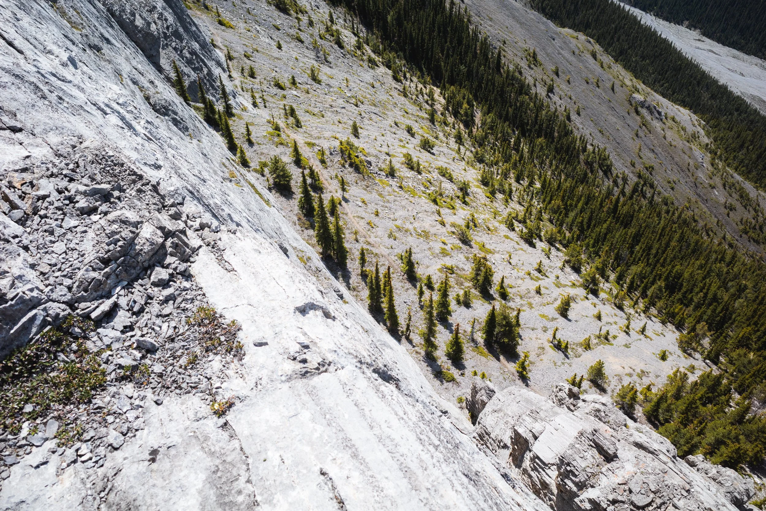hikers route from wasootch ridge