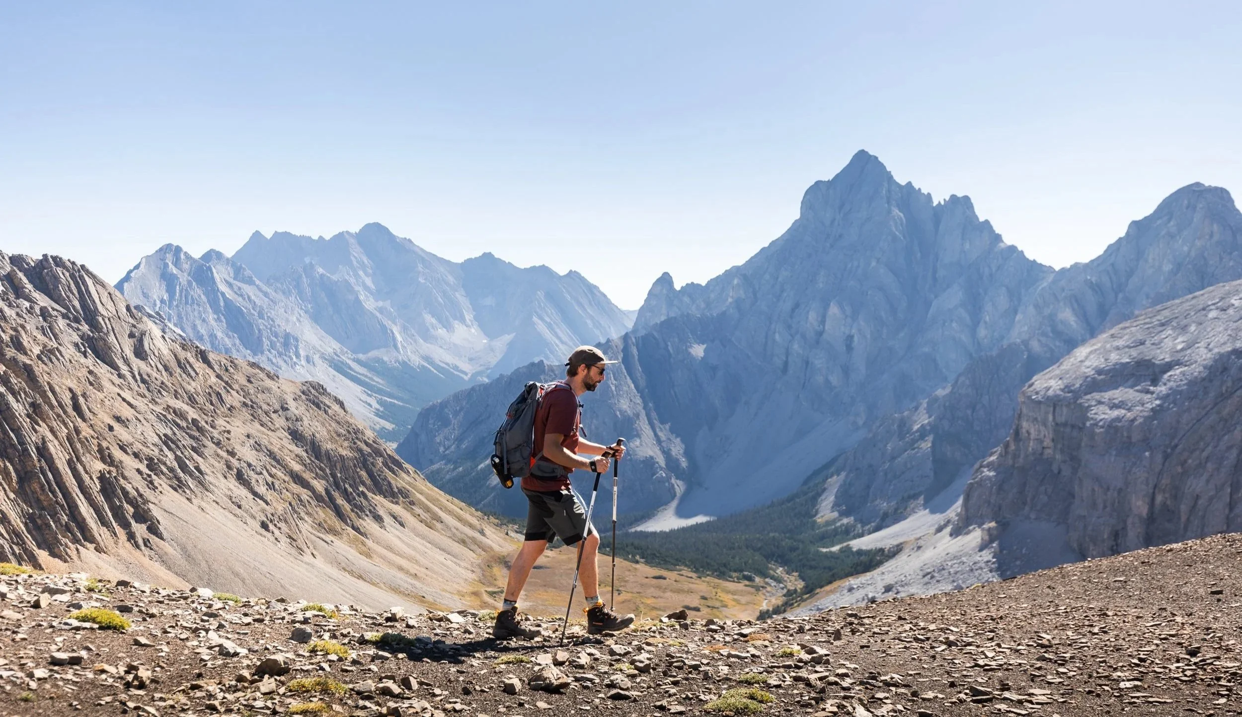hiking on pipers pass