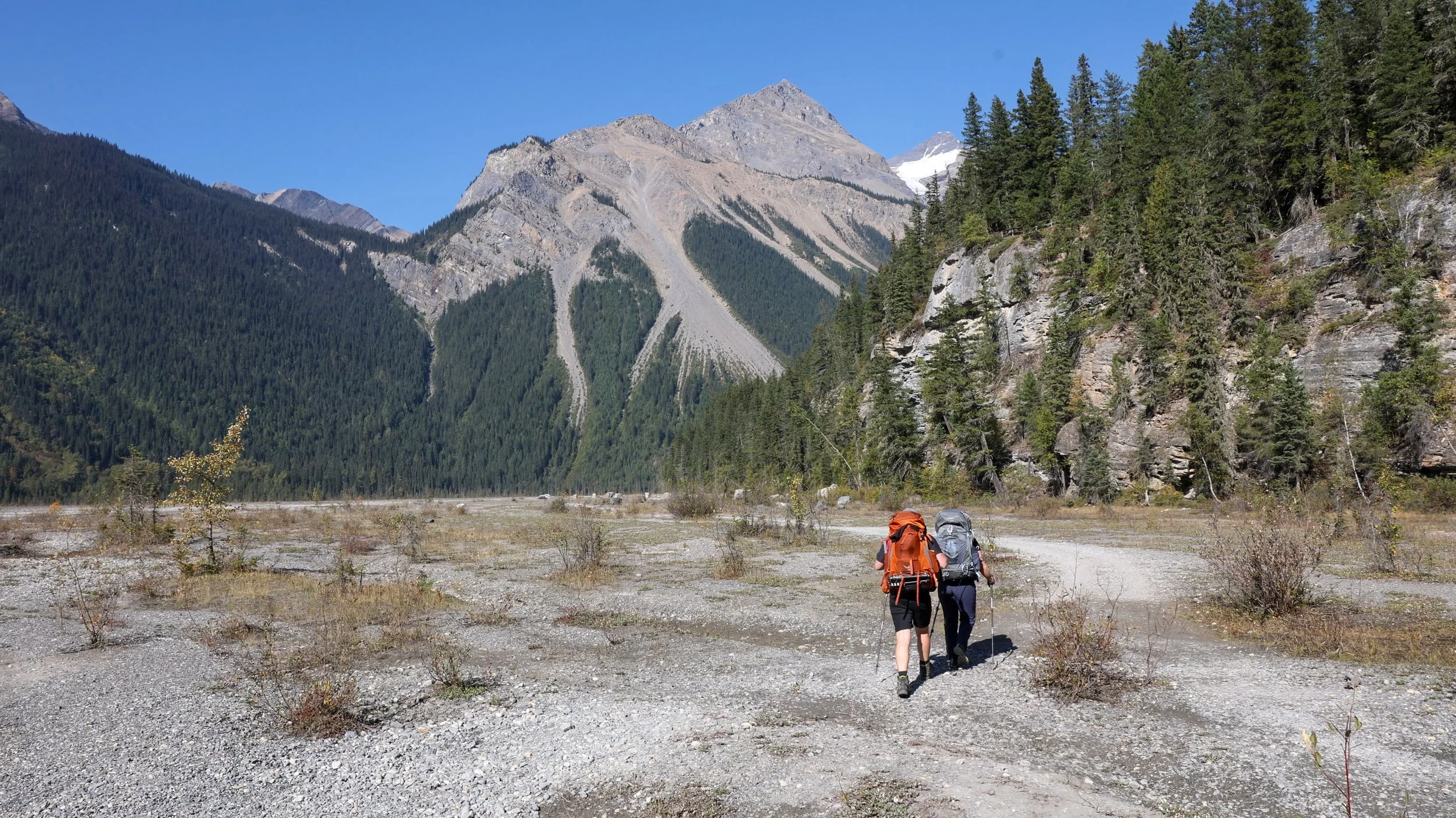 walking across kinney flats