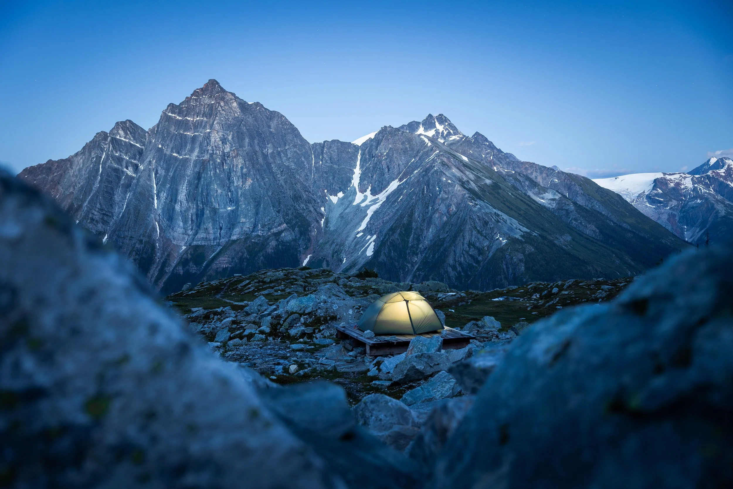 camping at hermit meadows