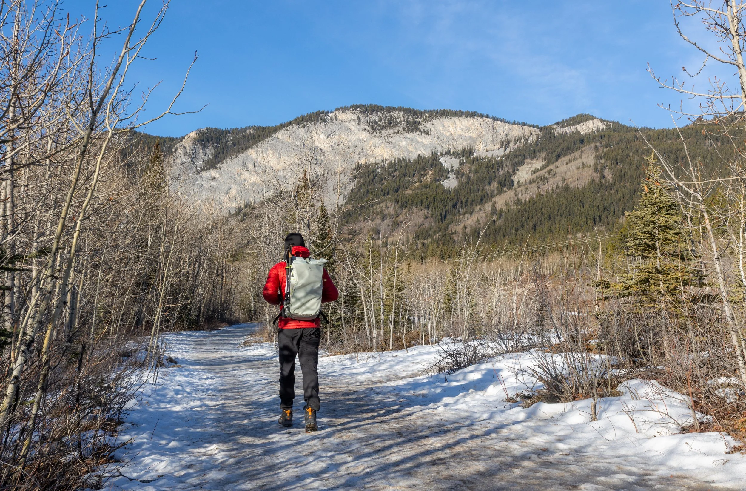 walking up to yates mountain