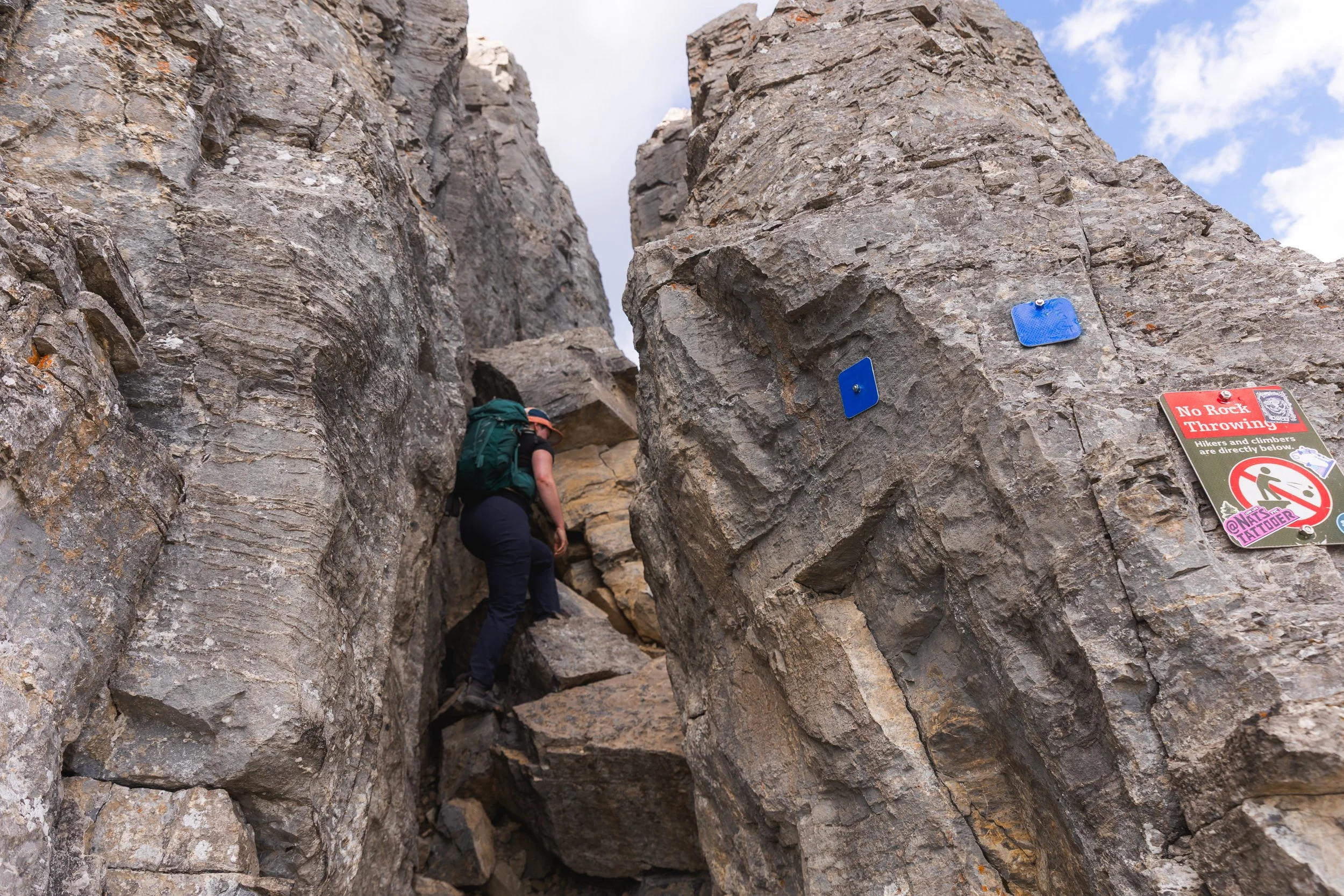 yamnuska scramble