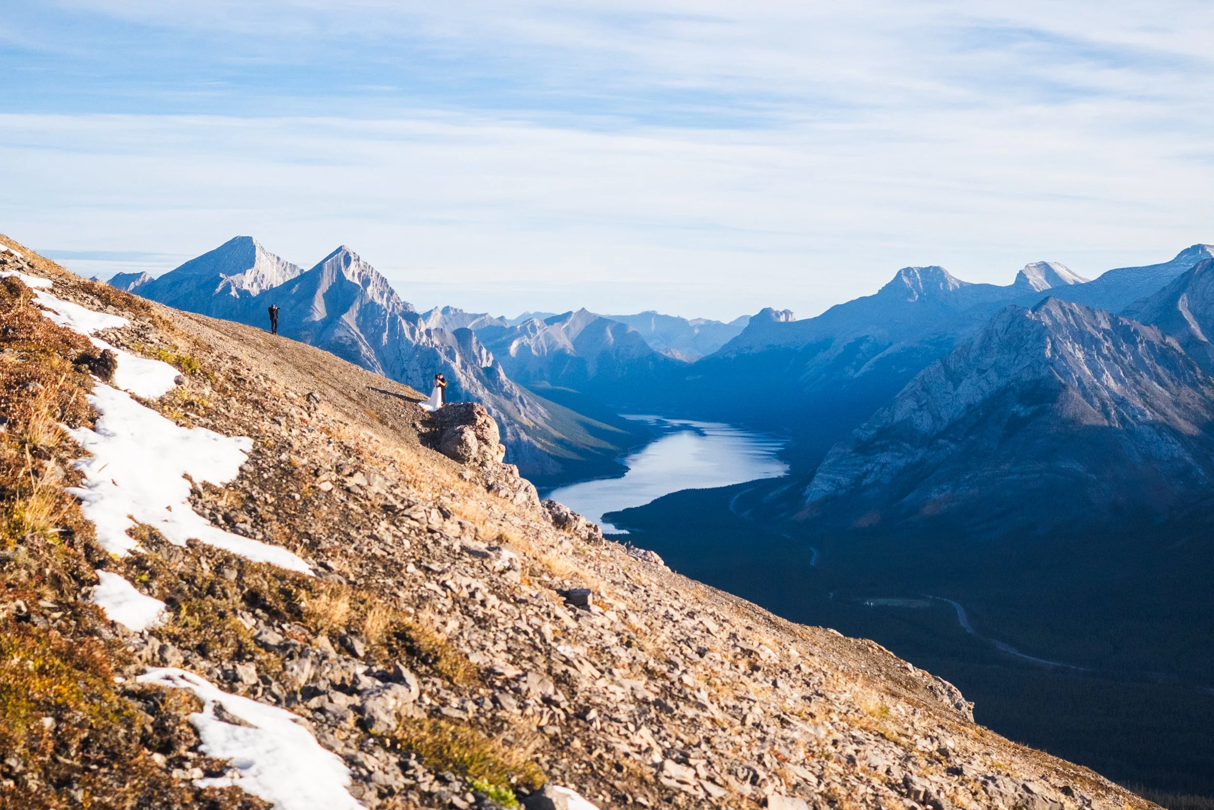 wedding on tent ridge