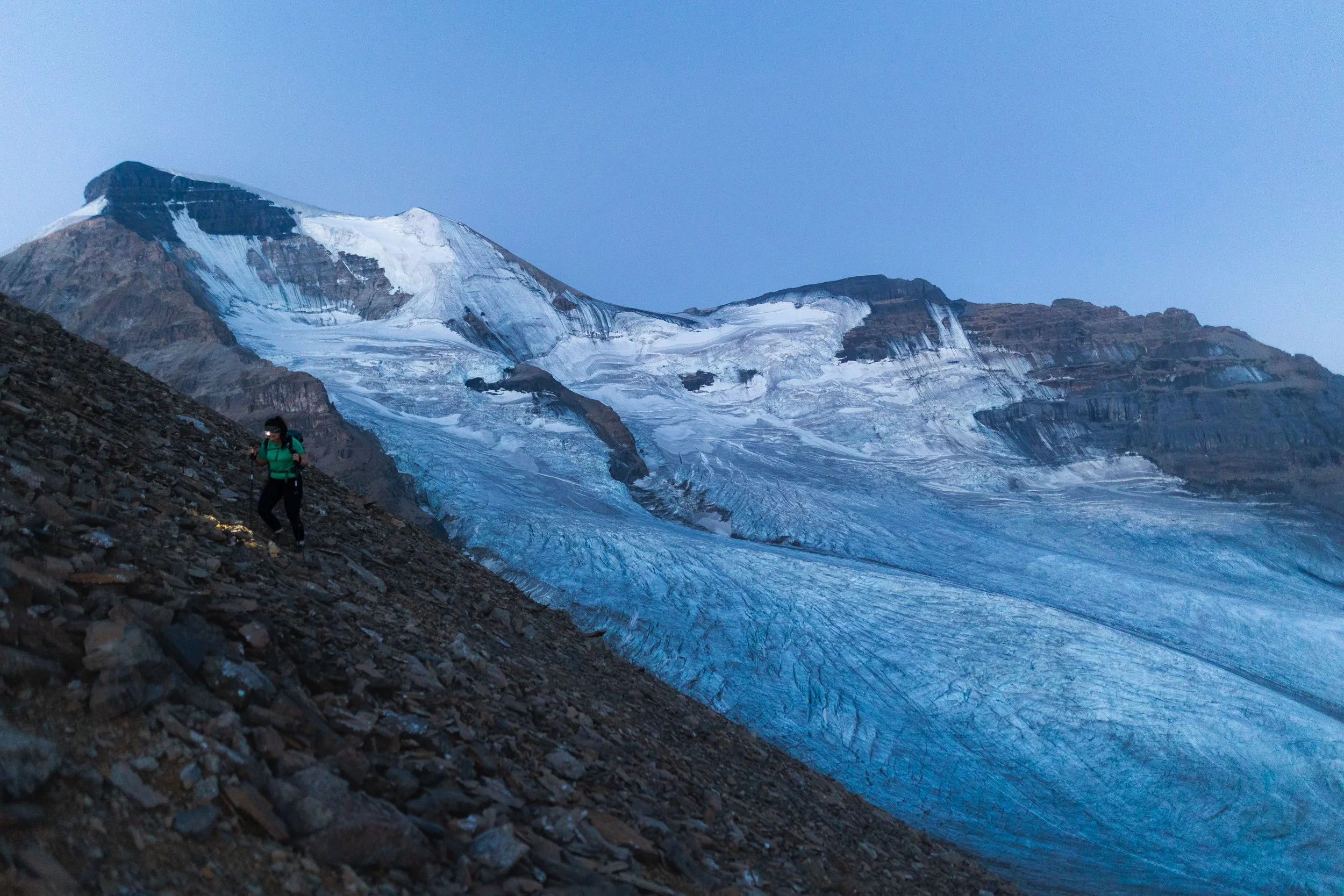 Boundary peak ascent