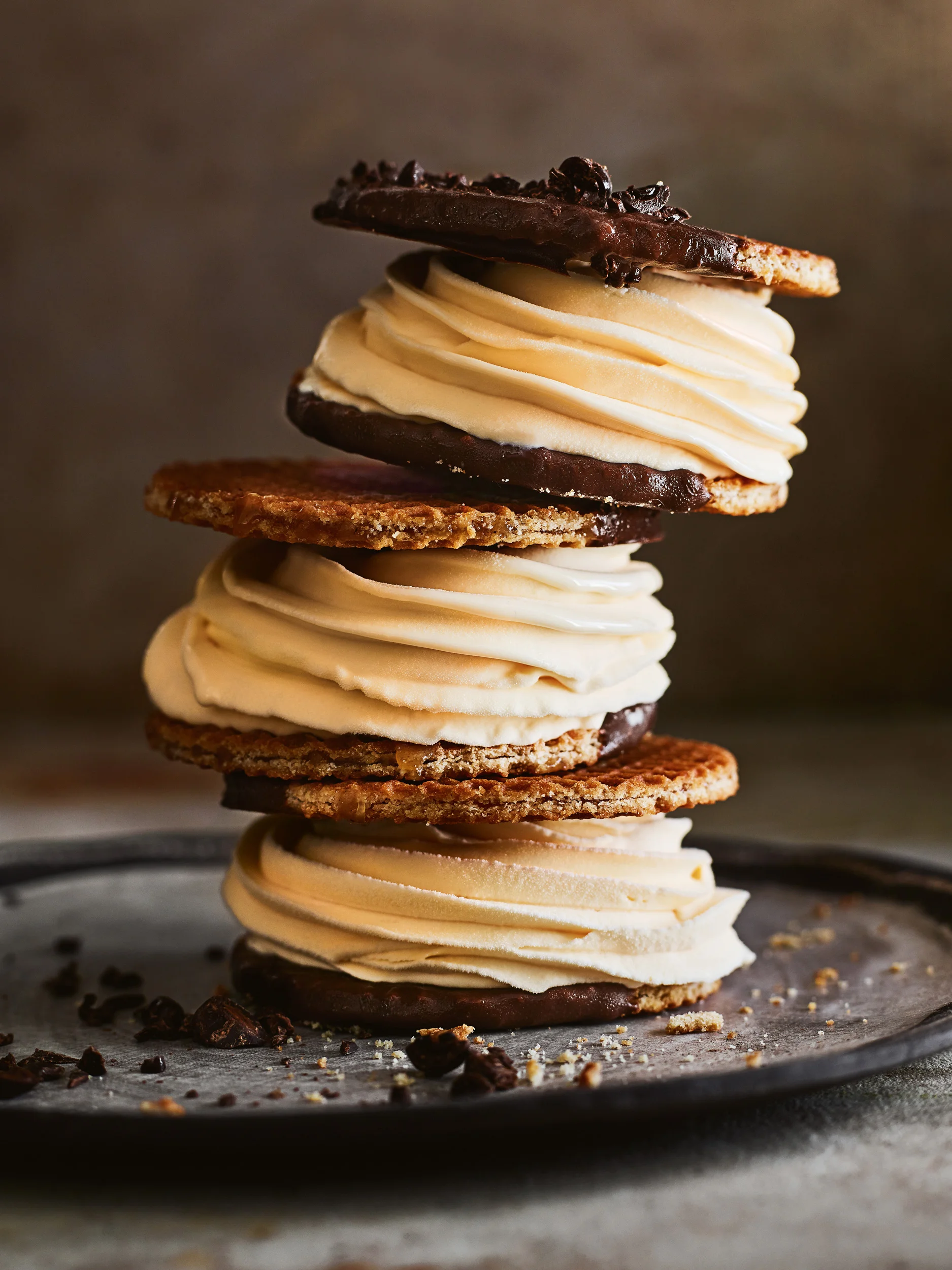 Tiramisu Ice-Cream Sandwiches