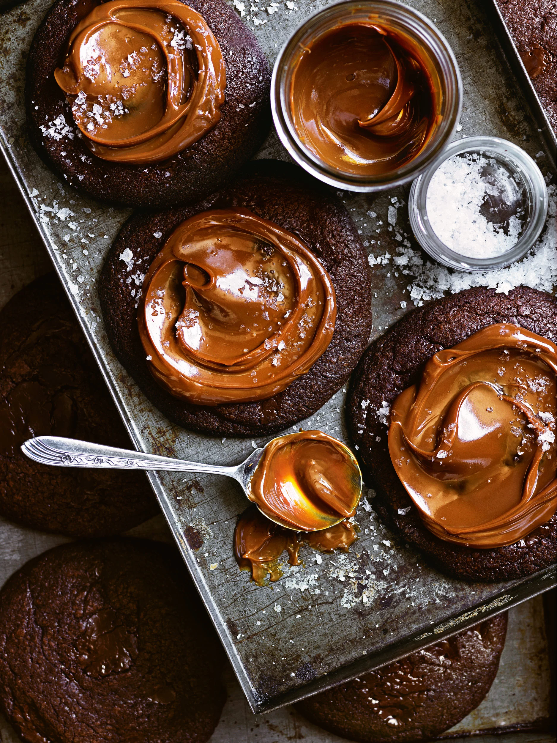 Chocolate Salted Cookies