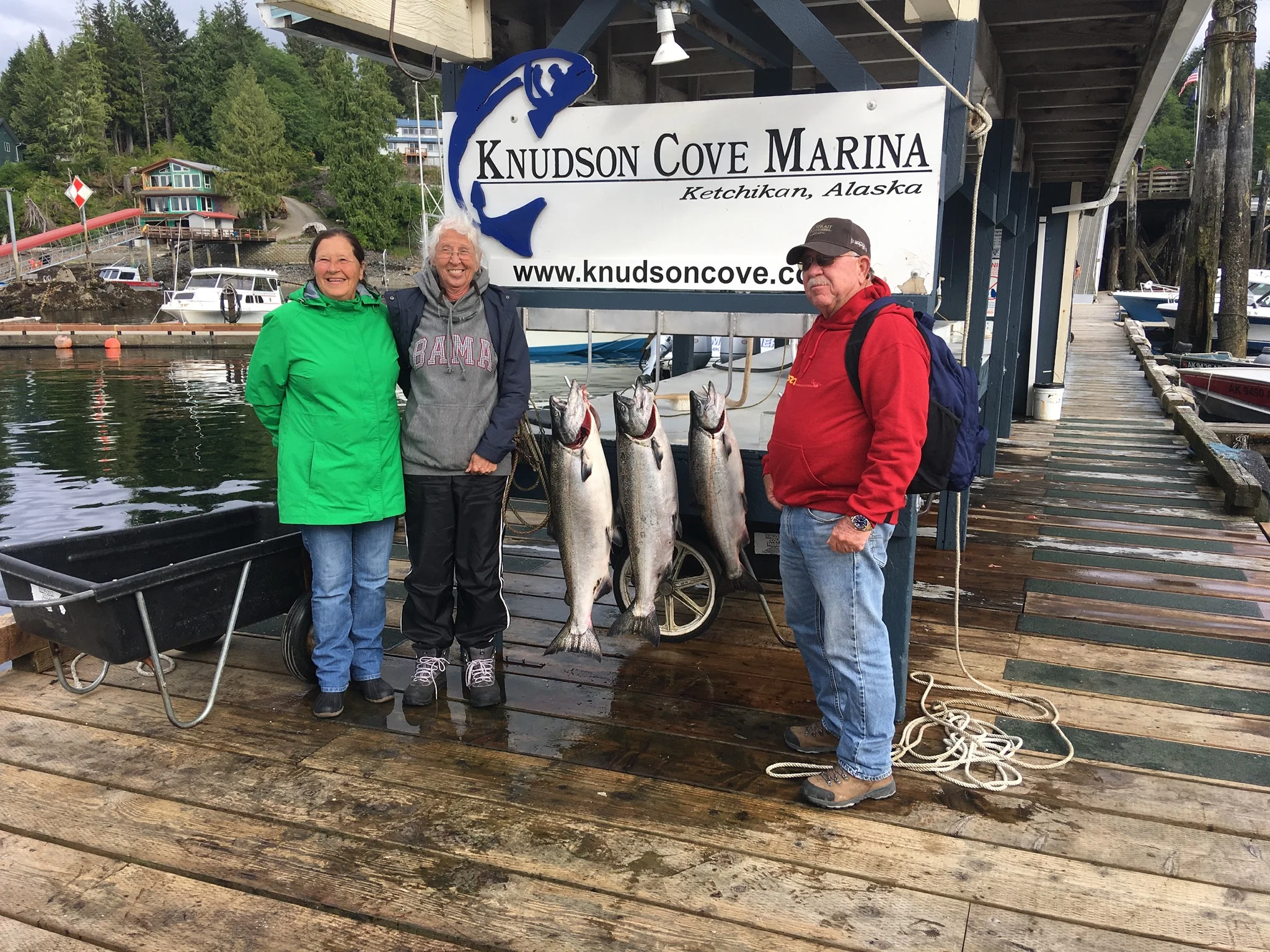 Charter fishing King salmon Ketchikan Alaska