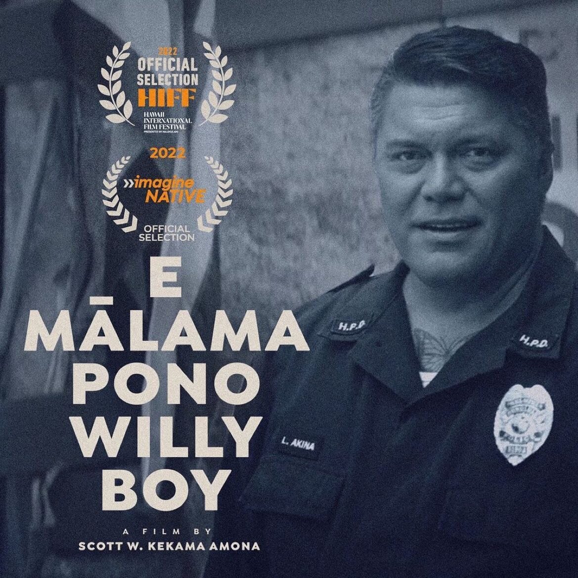 Congrats to #ohinalabs fellows @scottwkekamaamona and Nani K. Ross for their premiere of @emalamaponowillyboy at @hiffhawaii! We workshopped E MĀLAMA PONO, WILLY BOY at the 2018 lab with this year&rsquo;s return mentor, @dledouxm. Catch the encore sc