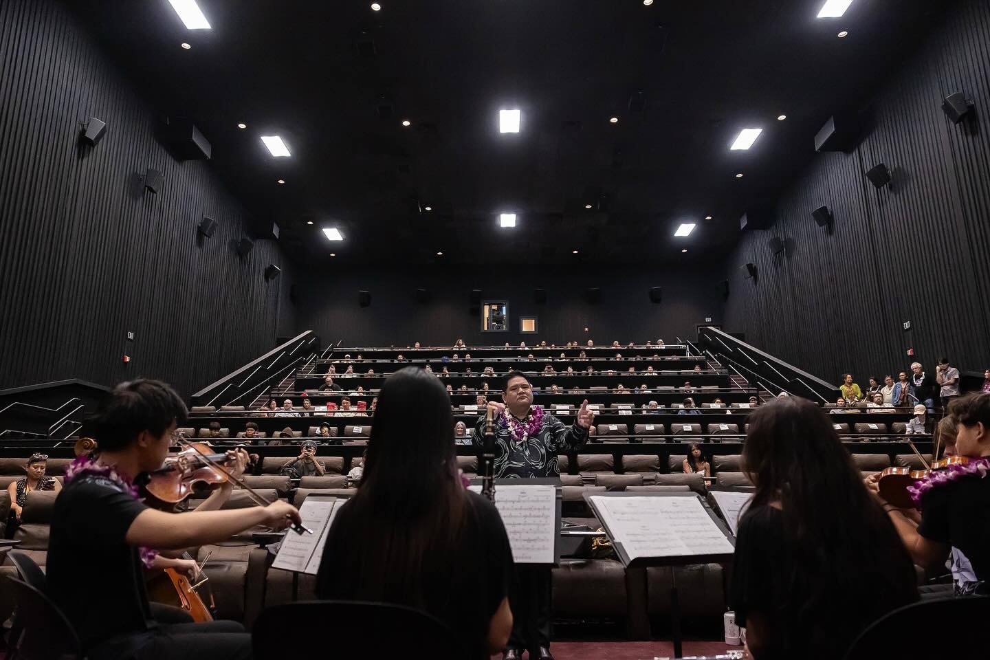 What a night @ohinashowcase @consolidatedhi Ward.  In a very special event, the @hiyouthsymphony partnered up with @wearehpr and @ohinashowcase for a live performance, panels, a BTS film on the making of the @the_arrangements808 soundtrack, and a scr