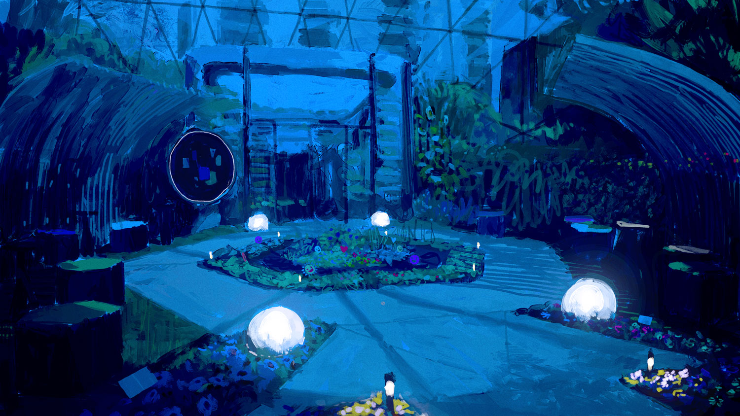 Children's Garden (Night)