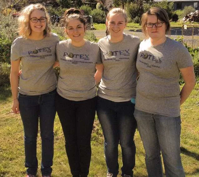 Four founding members of Rotex Rebound: Ashley Cashburn, Rose Findlater, Gen VanDen Bosch and Aisling McCullough
