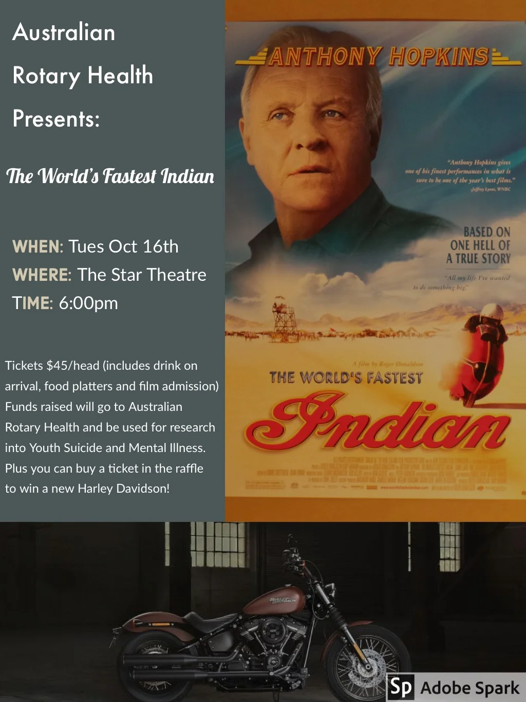 Rotary Presents: The World's Fastest Indian