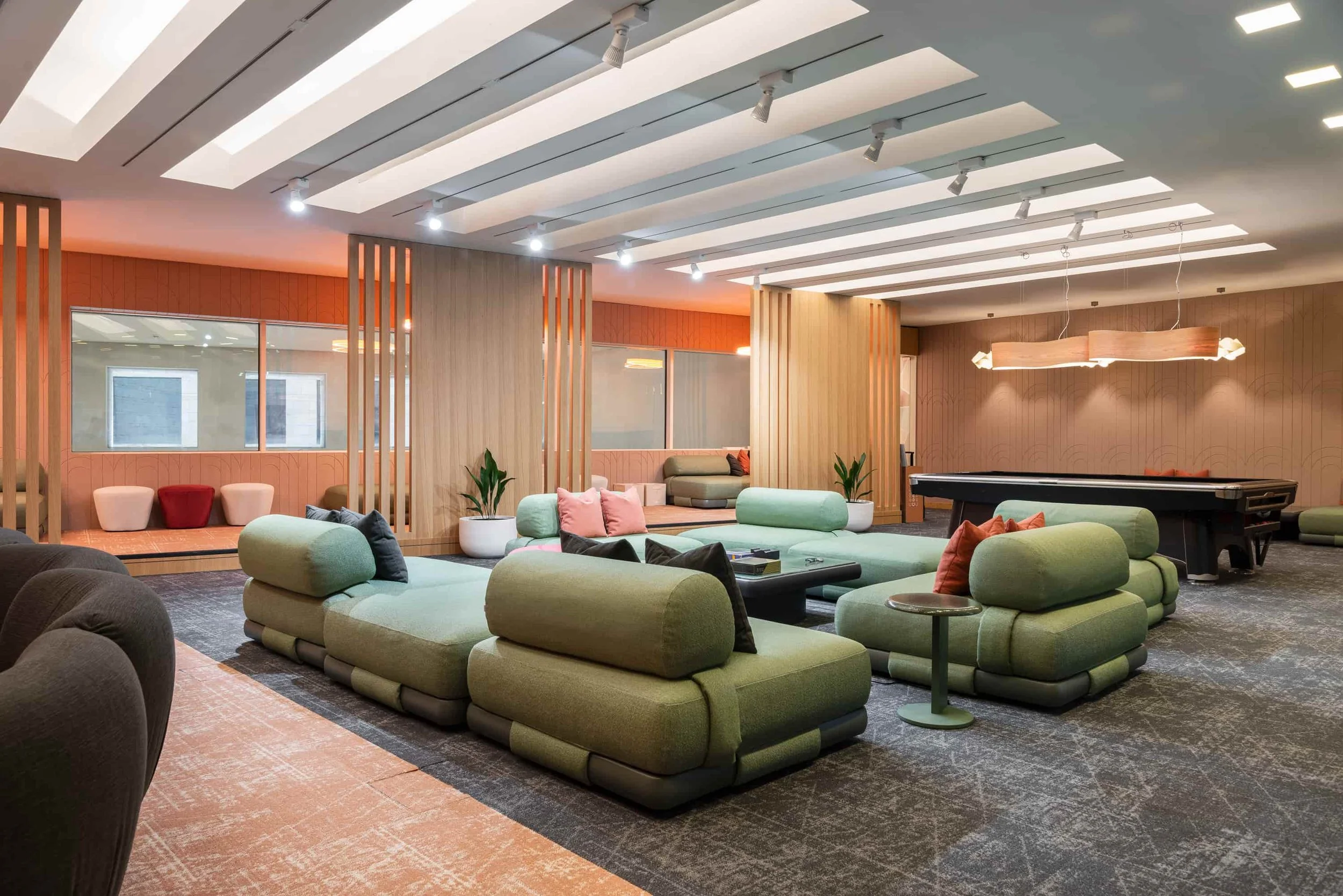 Carnegie Mellon University Qatar_student lounge wellness design 