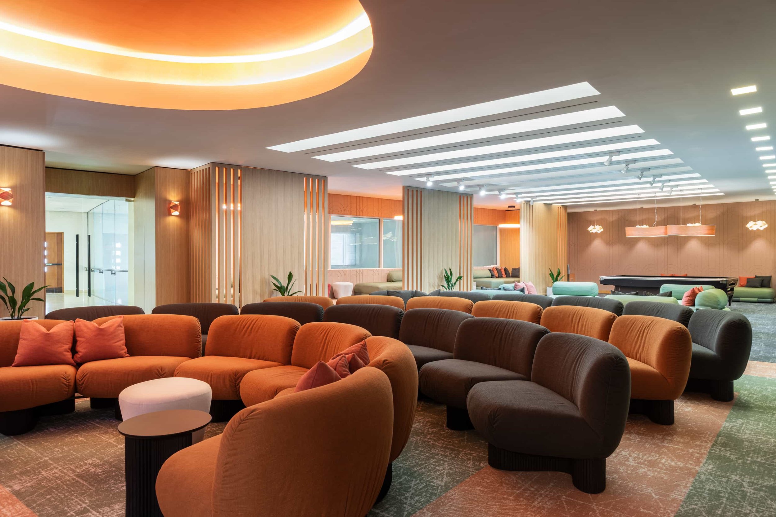 Carnegie Mellon University Qatar_student lounge wellness design 