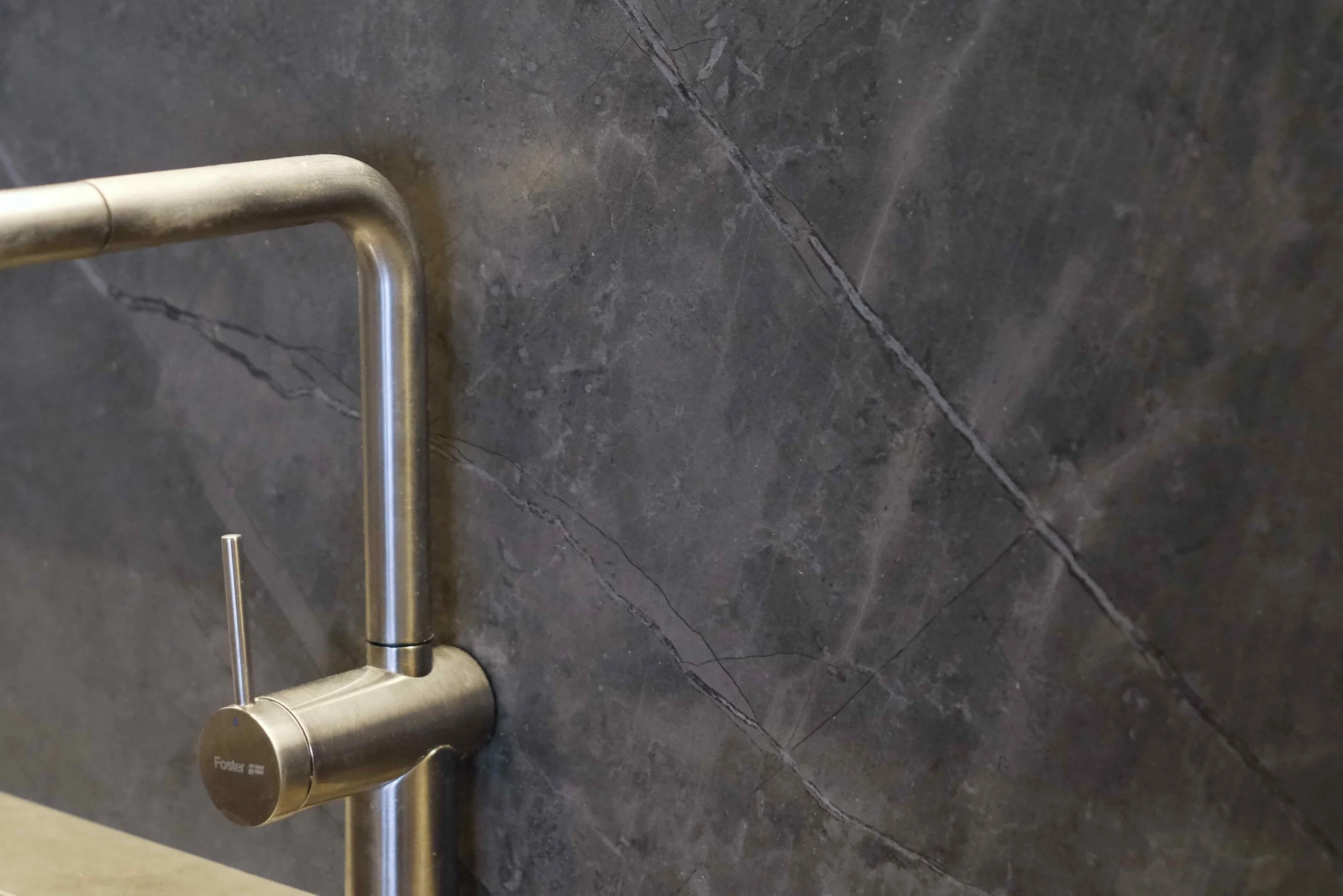 Casa Costa, Barcelona, Cosentino Dekton sustainable ceramic backsplash, interiors by Biofilico