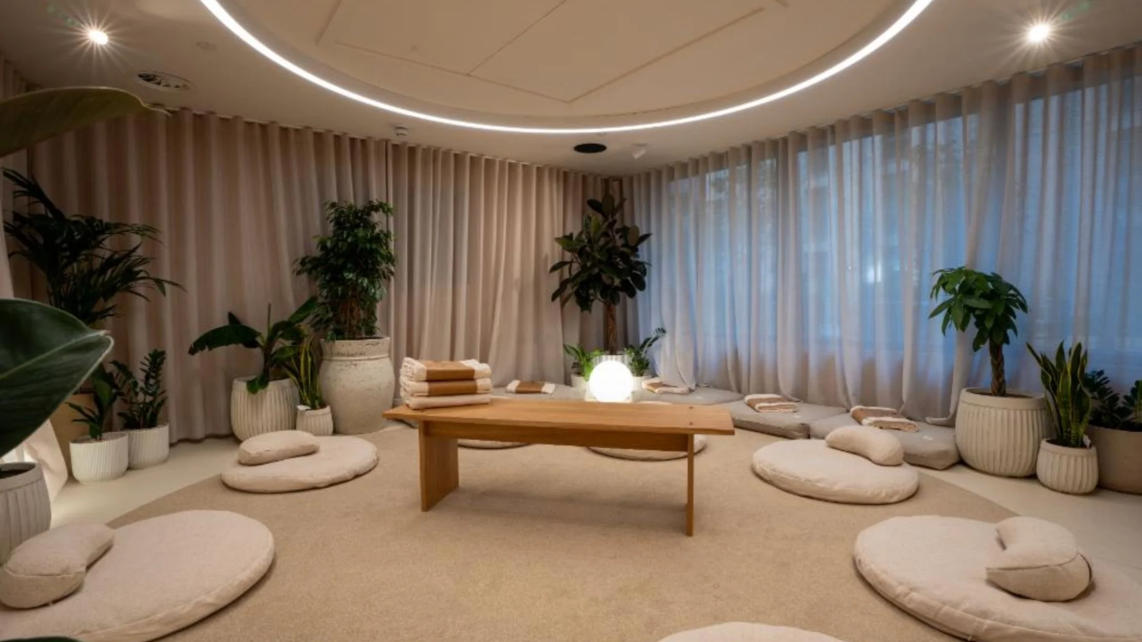 fusion co-living, mindfulness room, uk