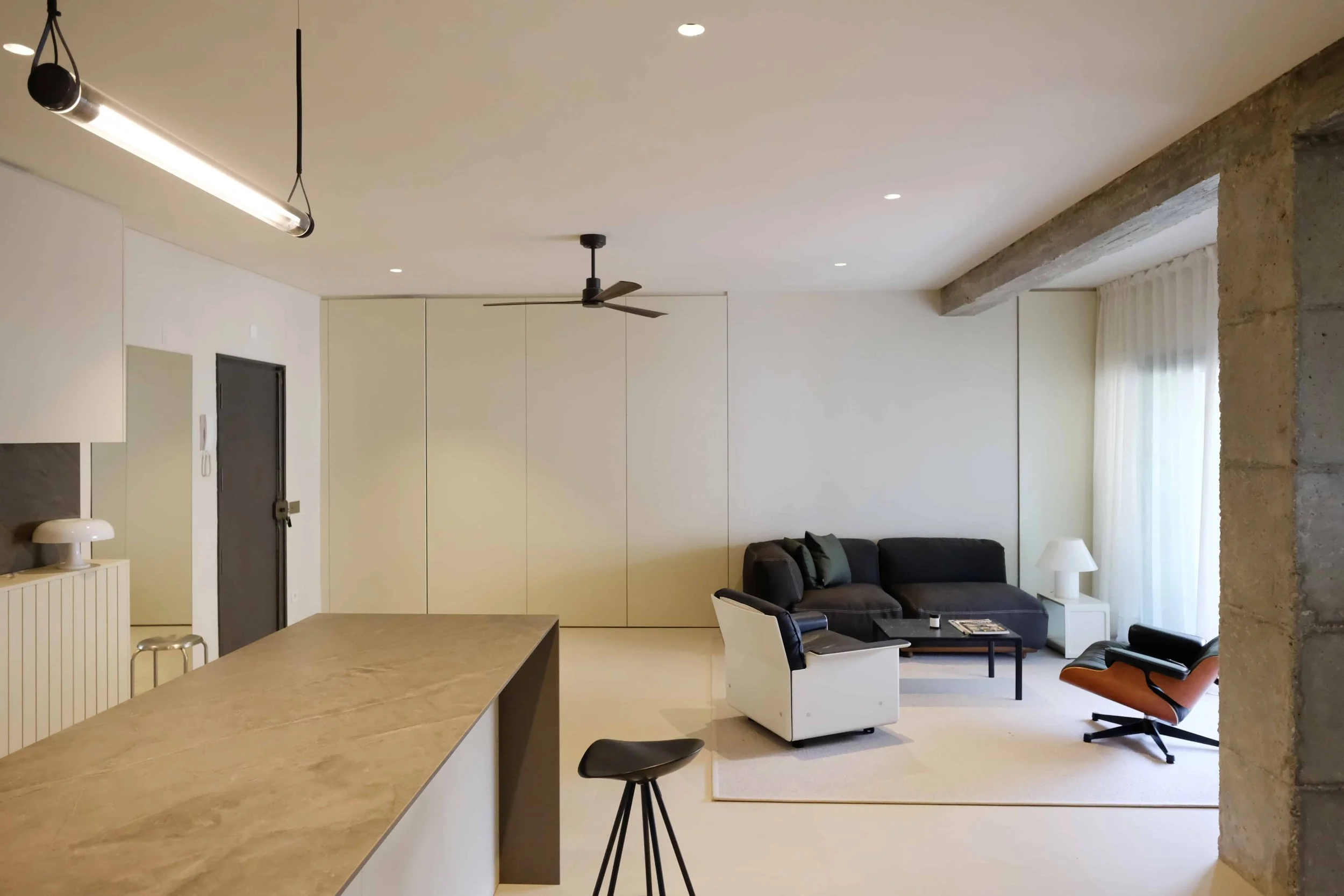 lounge area, Casa Costa, Barcelona by Biofilico wellness design