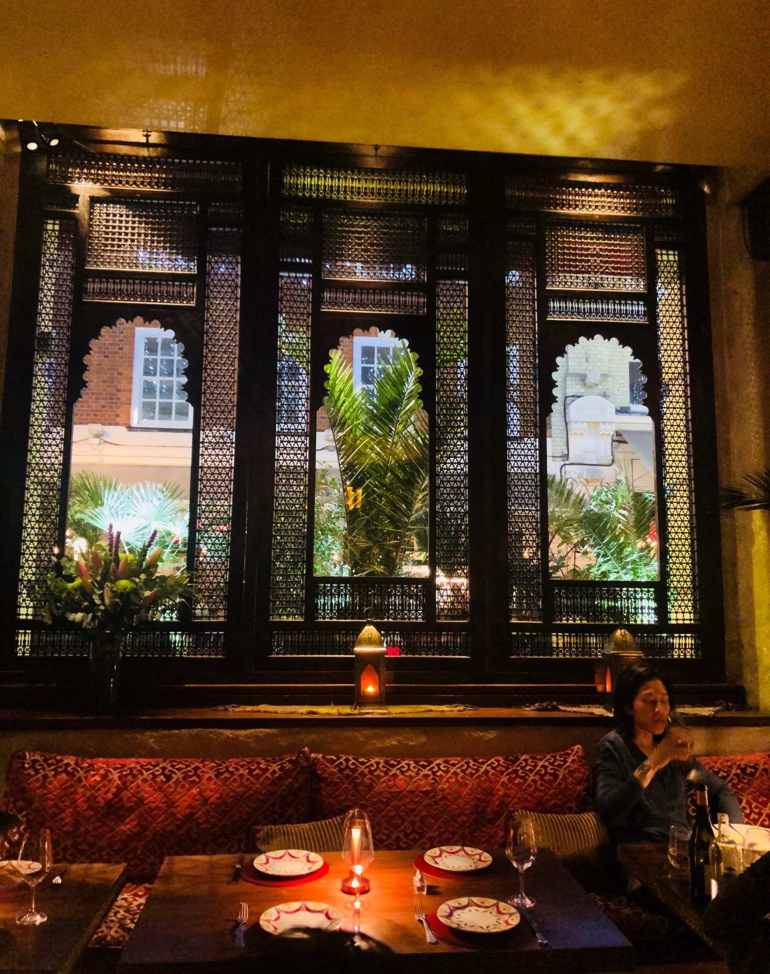 Beautiful Interiors of the Restaurant