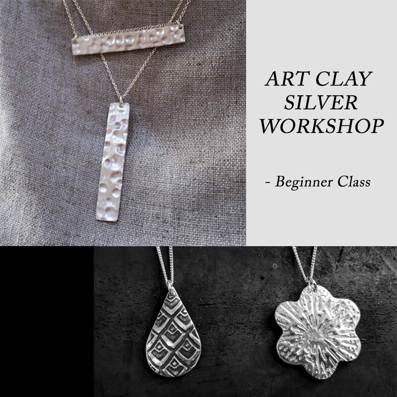 Silver workshops  Art clay silver, Silver metal clay, Clay jewelry diy