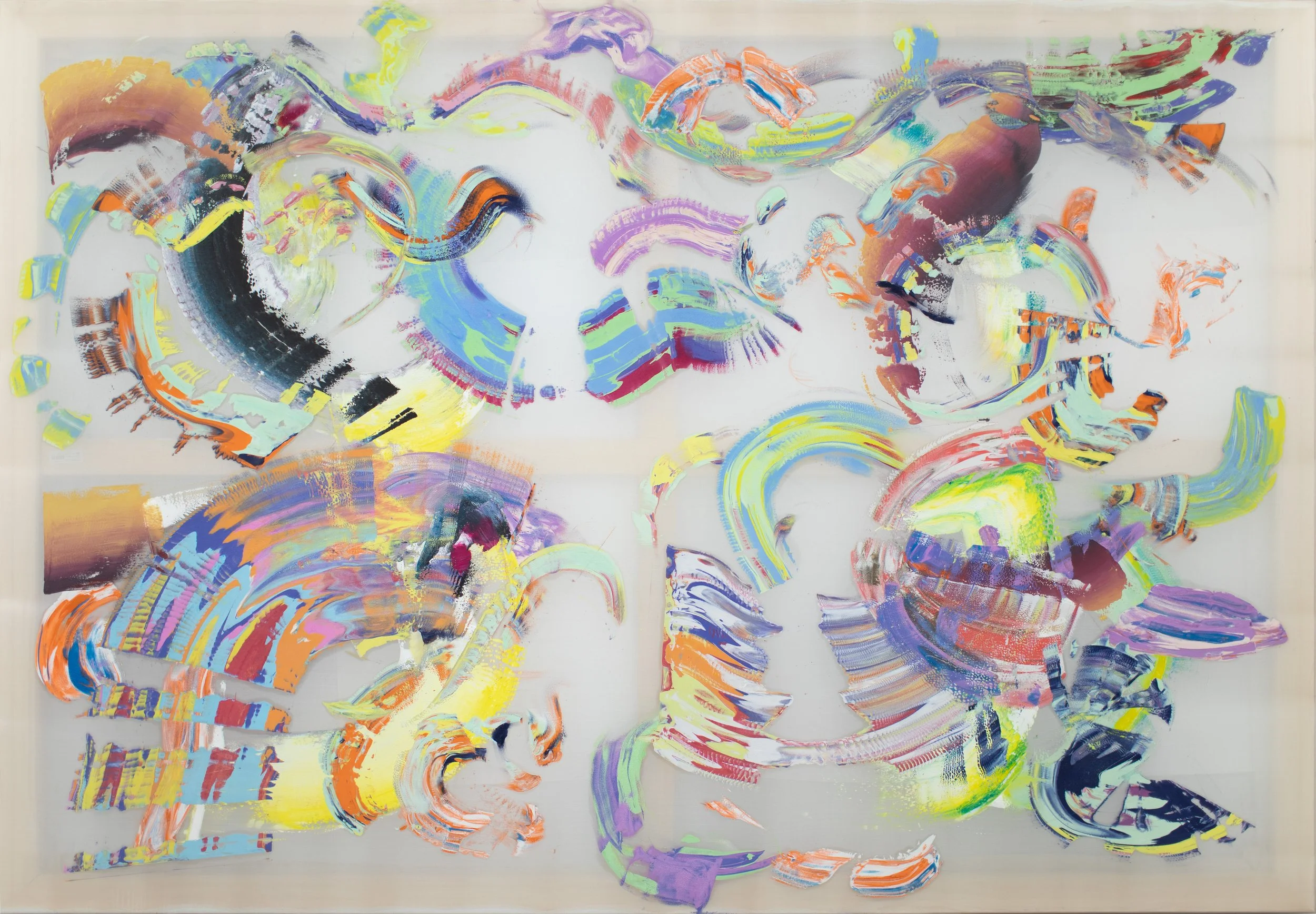  Giant Steps  140 x 200cm   2023  Private Collection USA 