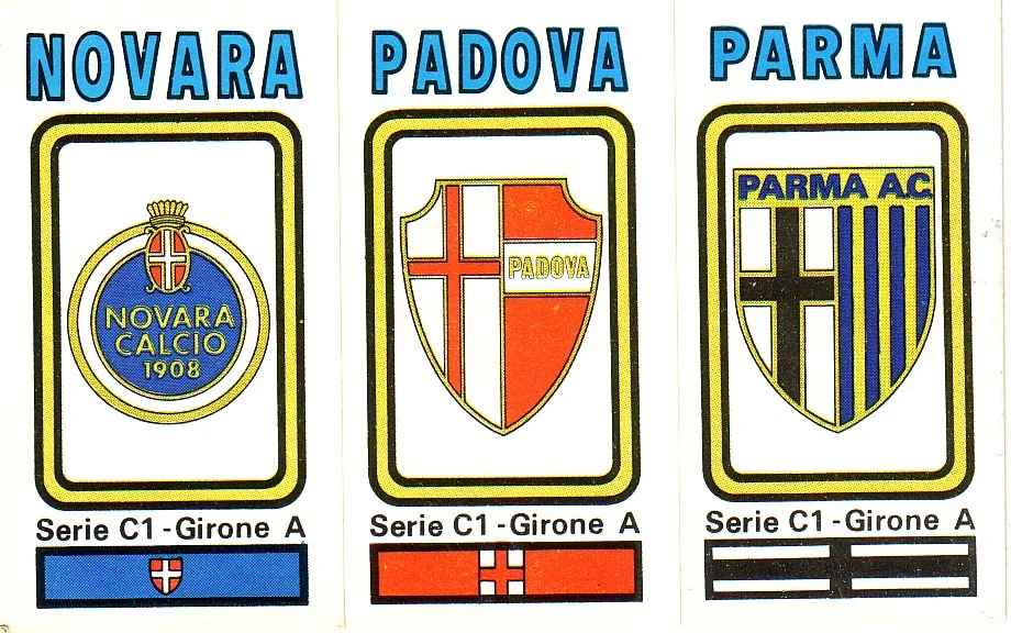 Scudetti Novara - Padova - Parma