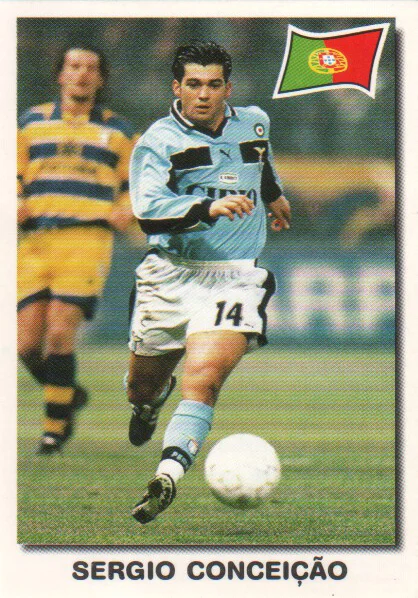  Sergio Conceição (Lazio), con Luigi Sartor sullo sfondo. 