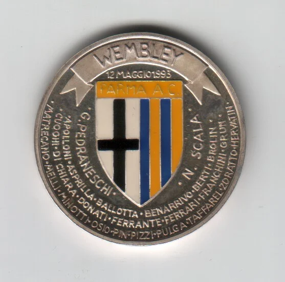 Moneta in argento commemorativa della vittoria nella Coppa delle Coppe 1993. 