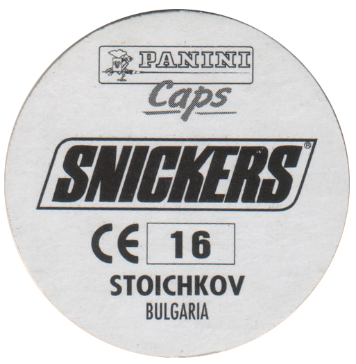 Panini Caps Snickers Euro 96