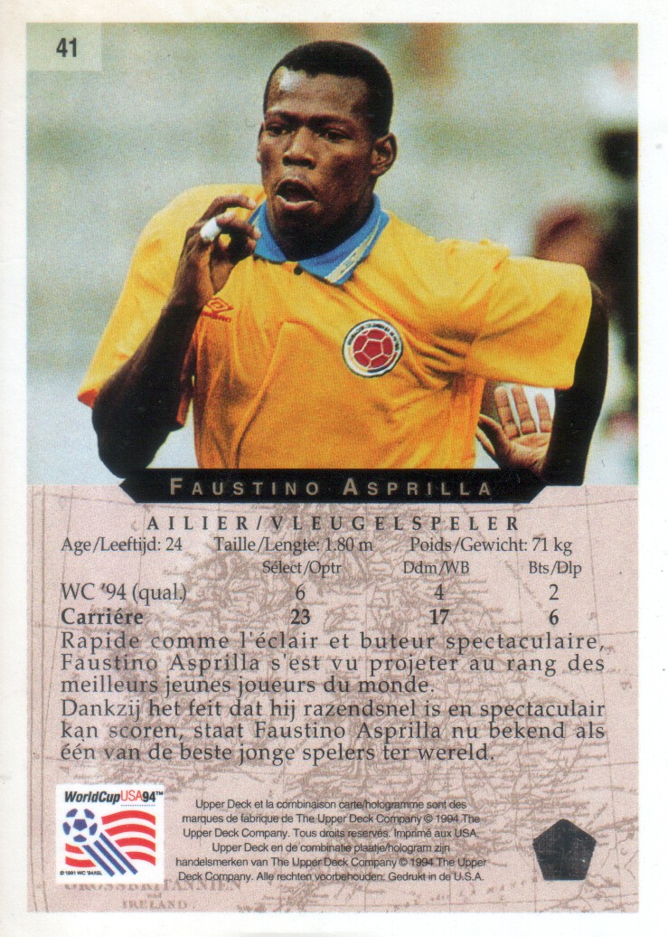 Upper Deck Usa 1994 (Lingua FR/DE)