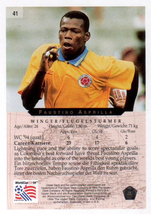 Upper Deck Usa 1994 (Lingua EN/DE)