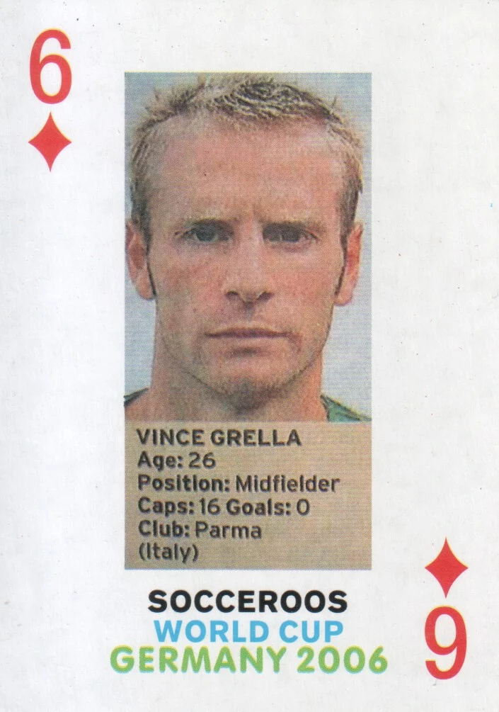Carte Australian Socceroos World Cup Germany 2006 (AUSTRALIA)
