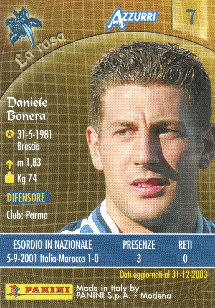 Panini Azzurri Cards