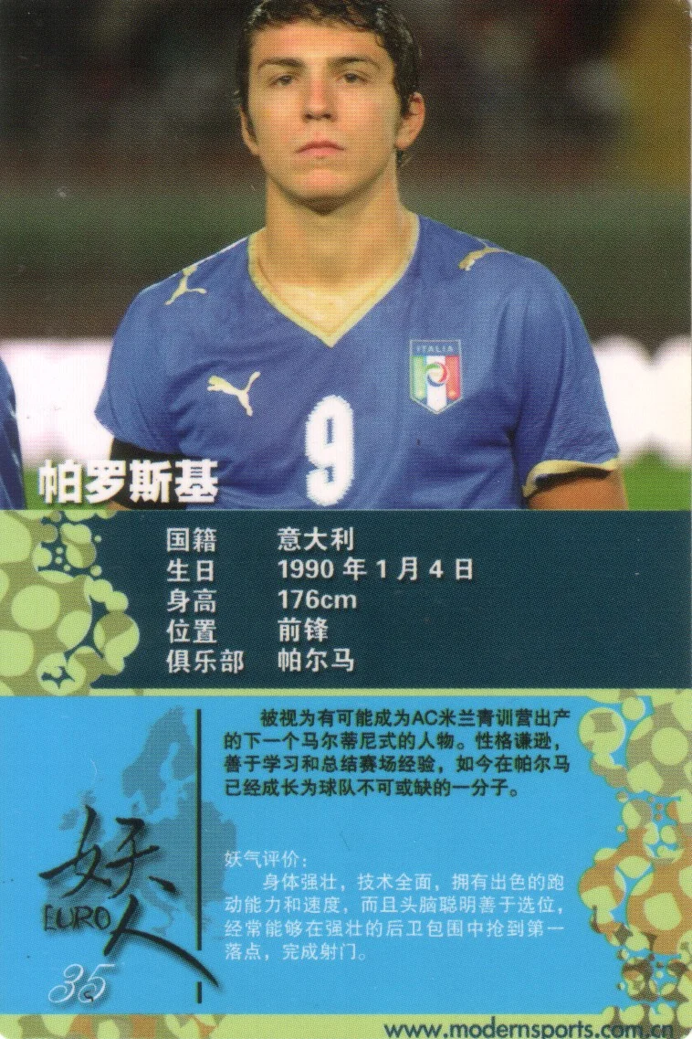  Modern Sport Euro Under 21 Sverige 2009 (Cina) 
