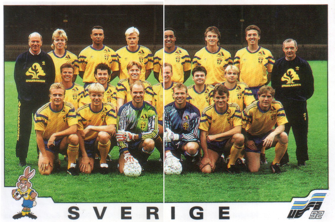 Svezia - con Brolin Panini Euro 1992